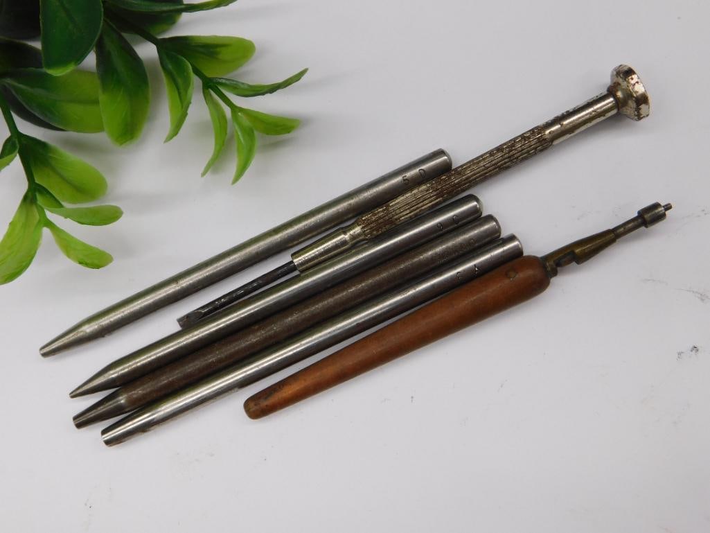 Vintage Hand Tools and Punches WATCHMAKER WATCHMAKING TOOLS: Vintage Hand Tools and Punches WATCHMAKER WATCHMAKING TOOLS