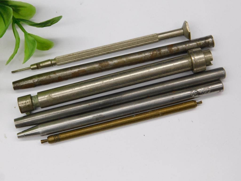 Vintage Metal Tools or Punches WATCHMAKER WATCHMAKING TOOLS: Vintage Metal Tools or Punches WATCHMAKER WATCHMAKING TOOLS