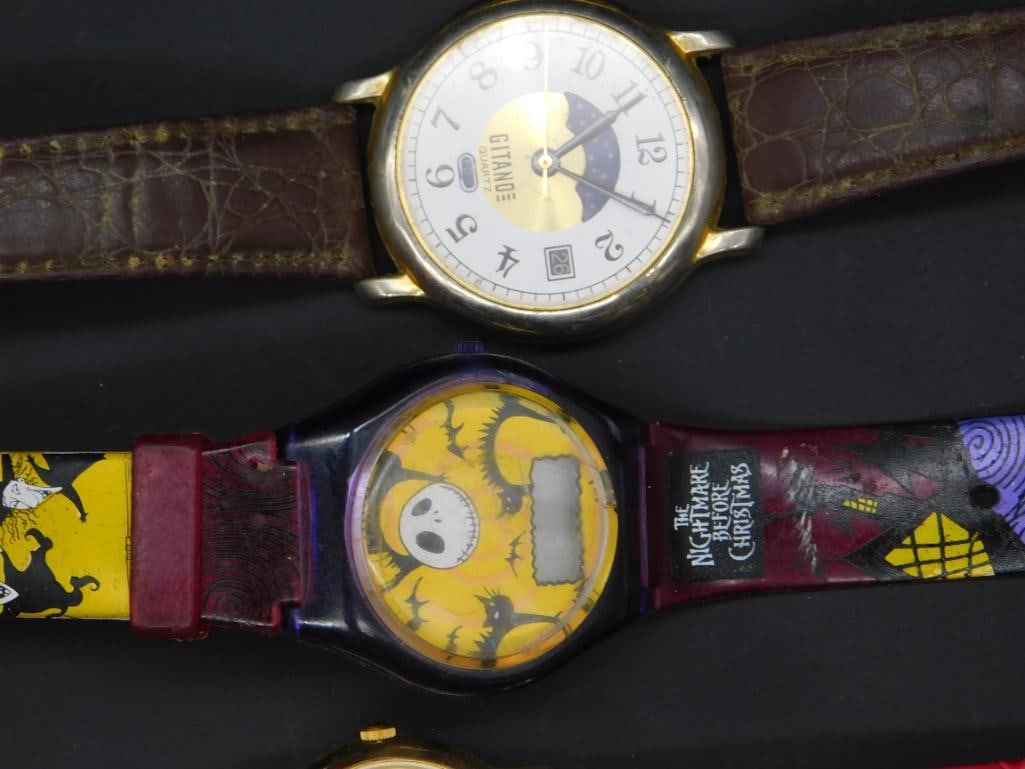 5 Themed Wristwatches with Assorted Designs Watchmaker Watchmaking Tools (1 of 1)