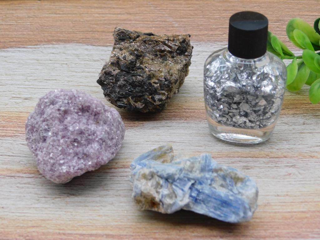 MIXED LOT ECLECTIC ROCK STONE LAPIDARY COLLECTOR SPECIMEN GROUPING: Rockhounds and collectors will find plenty to like in this mixed lot of natural stones, each offering its own unique look and feel. A solid pick for anyone growing a specimen collection. See photos fo