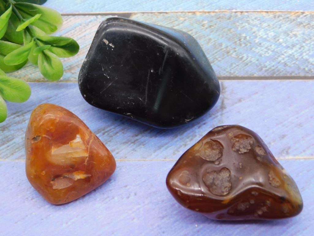 NATURAL ROCK STONE LAPIDARY SPECIMEN MINERAL COLLECTION PIECE (1 of 3)