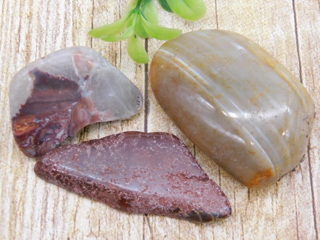 NATURAL ROCK STONE LAPIDARY SPECIMEN ROCKHOUND DISPLAY PIECE (1 of 2)