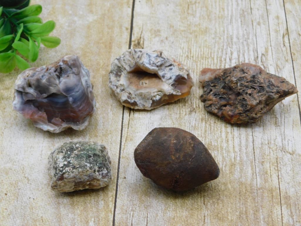 MIXED ROUGH LOT ASSORTED ROCK ROUGH LAPIDARY CABBER SPECIMEN (1 of 2)
