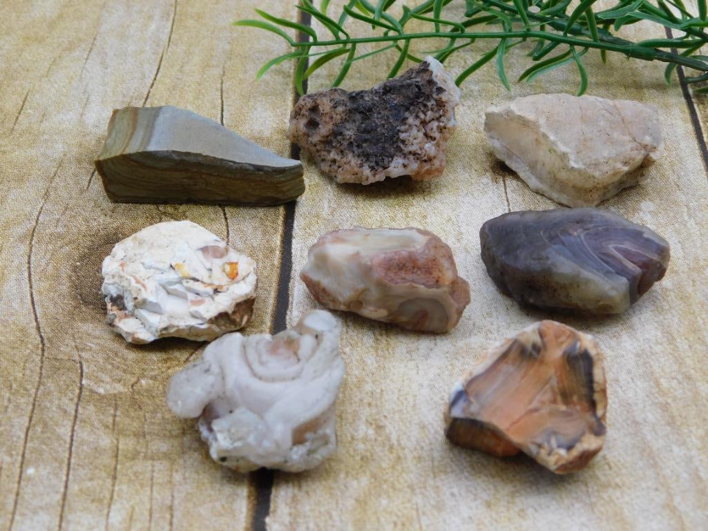 MIXED ROUGH LOT ASSORTED STONE ROUGH LAPIDARY CRAFT BUNDLE