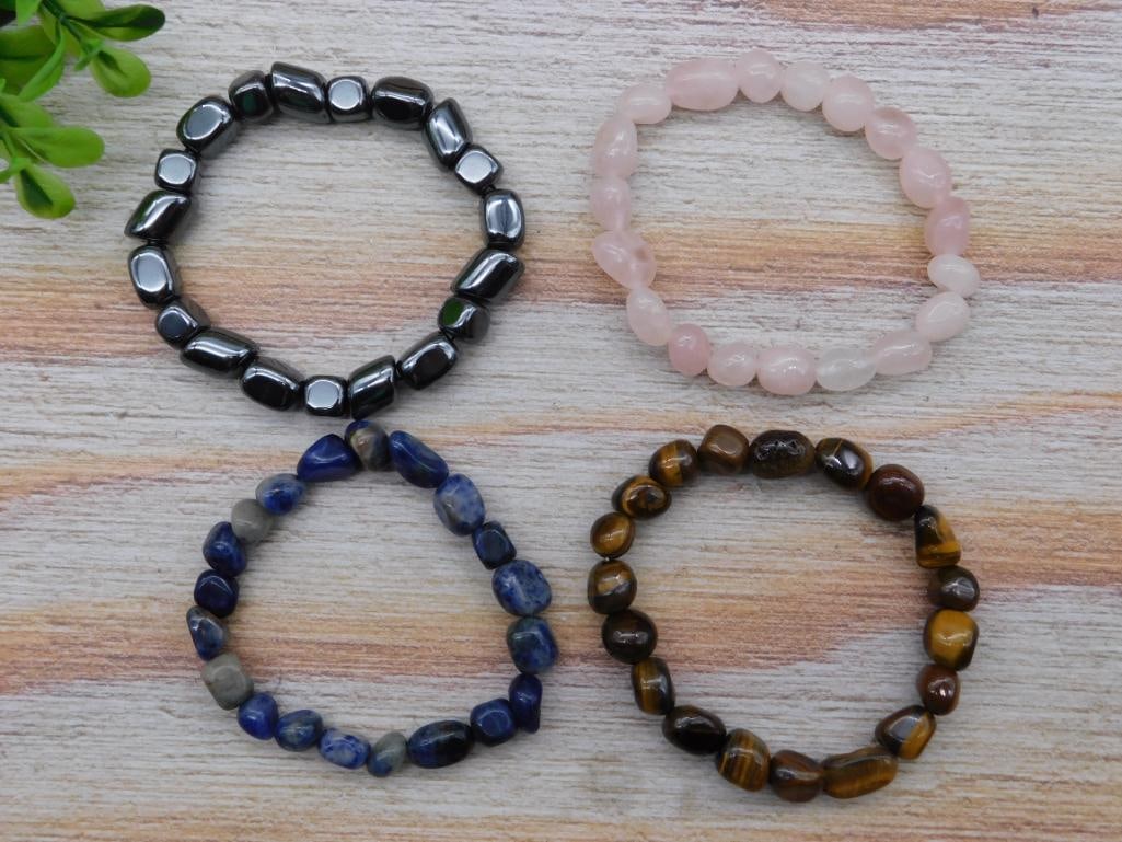 STONE BRACELETS NATURAL GEMSTONE BRACELET FOR JEWELRY LOVERS (1 of 2)