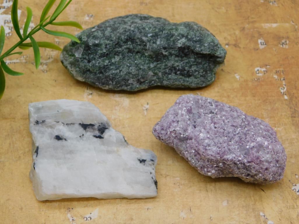 MIXED ROUGH NATURAL STONE ROUGH FOR CABBING AND LAPIDARY USE