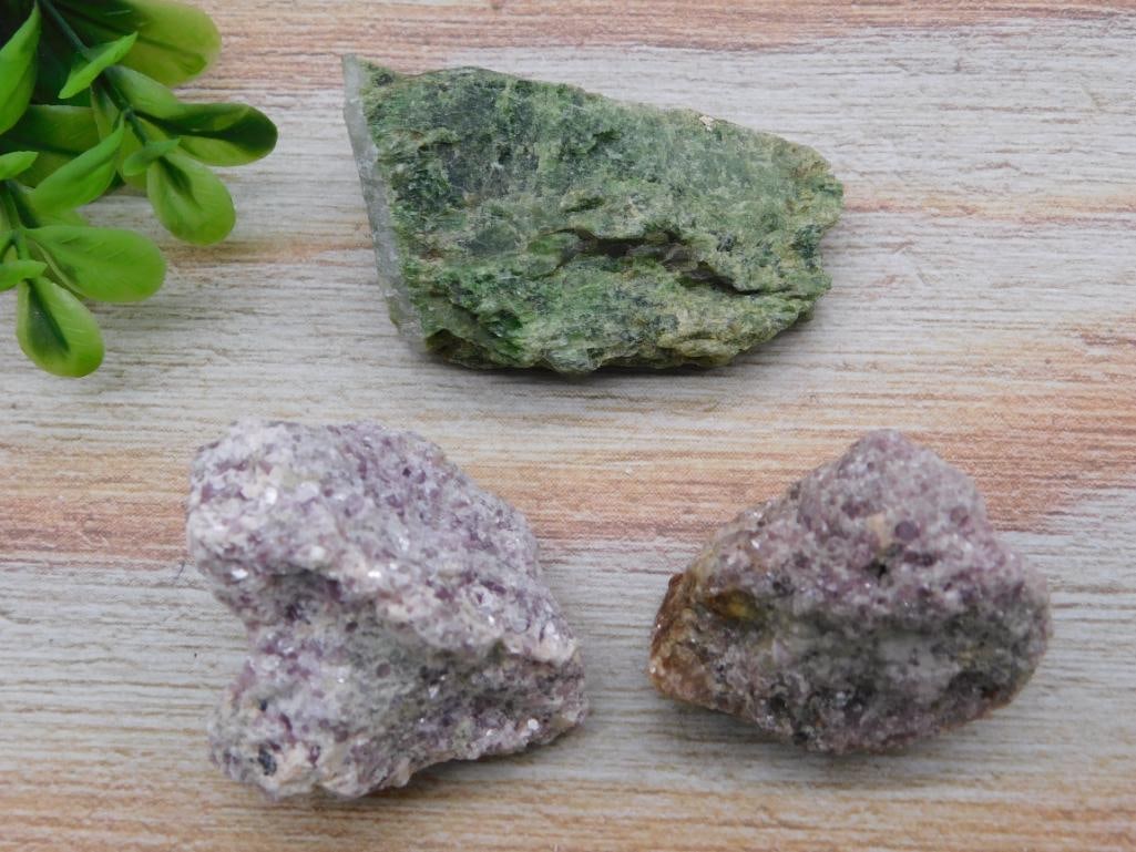 MIXED ROUGH LOT NATURAL CABBING ROUGH FOR LAPIDARY HOBBYISTS (1 of 2)
