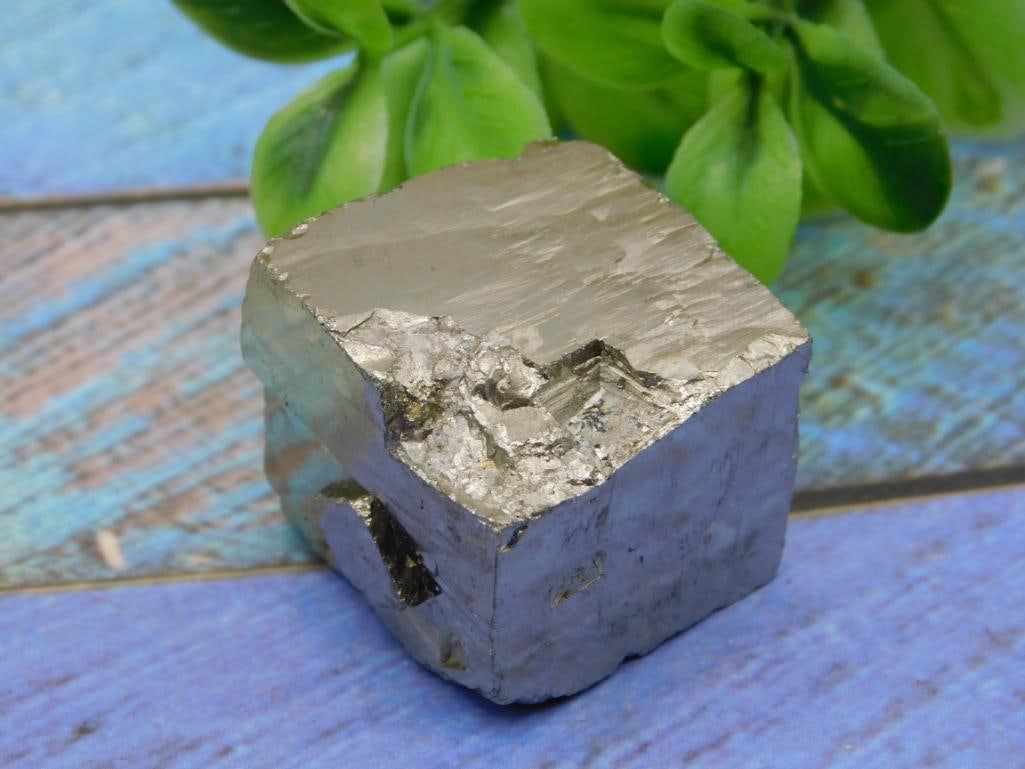 ILLUSTRIOUS SPANISH PYRITE CUBE ROCK STONE LAPIDARY SPECIMEN RARE FORM PYRITE FOR MINERAL CABINET (1 of 2)