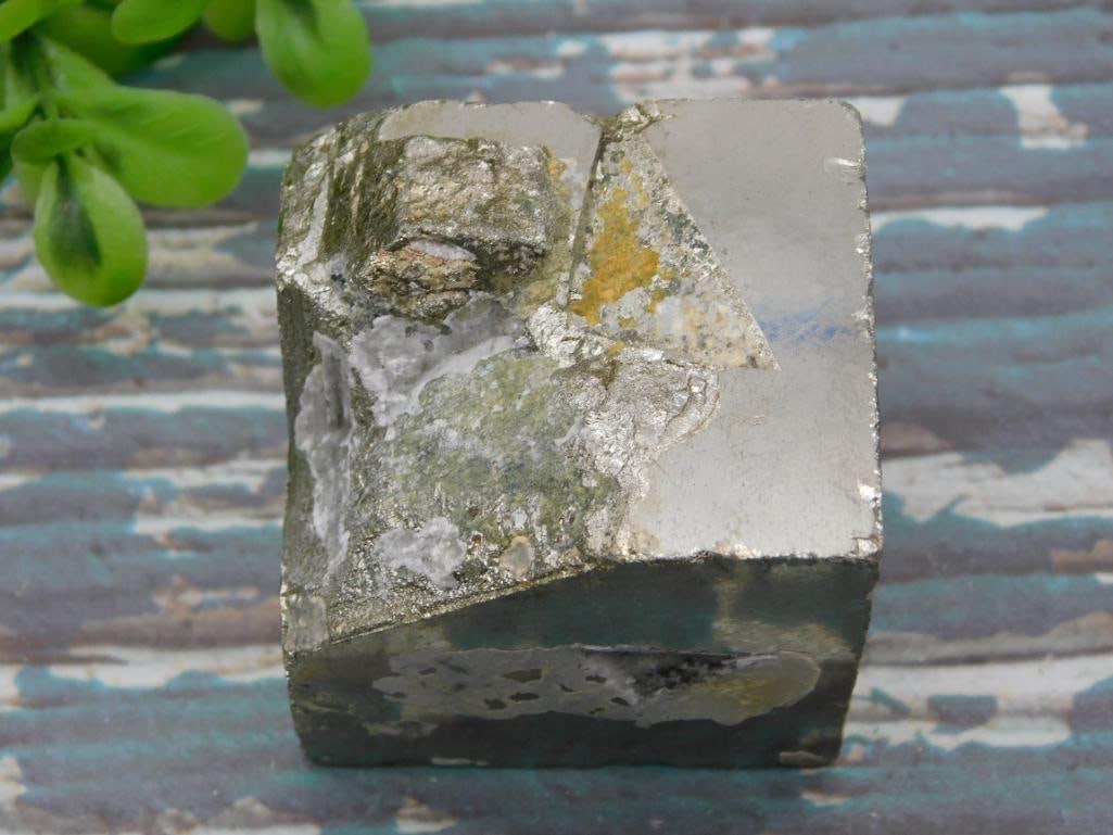 ILLUSTRIOUS SPANISH PYRITE CUBE ROCK STONE LAPIDARY SPECIMEN NATURAL MINERAL DISPLAY PIECE FOR