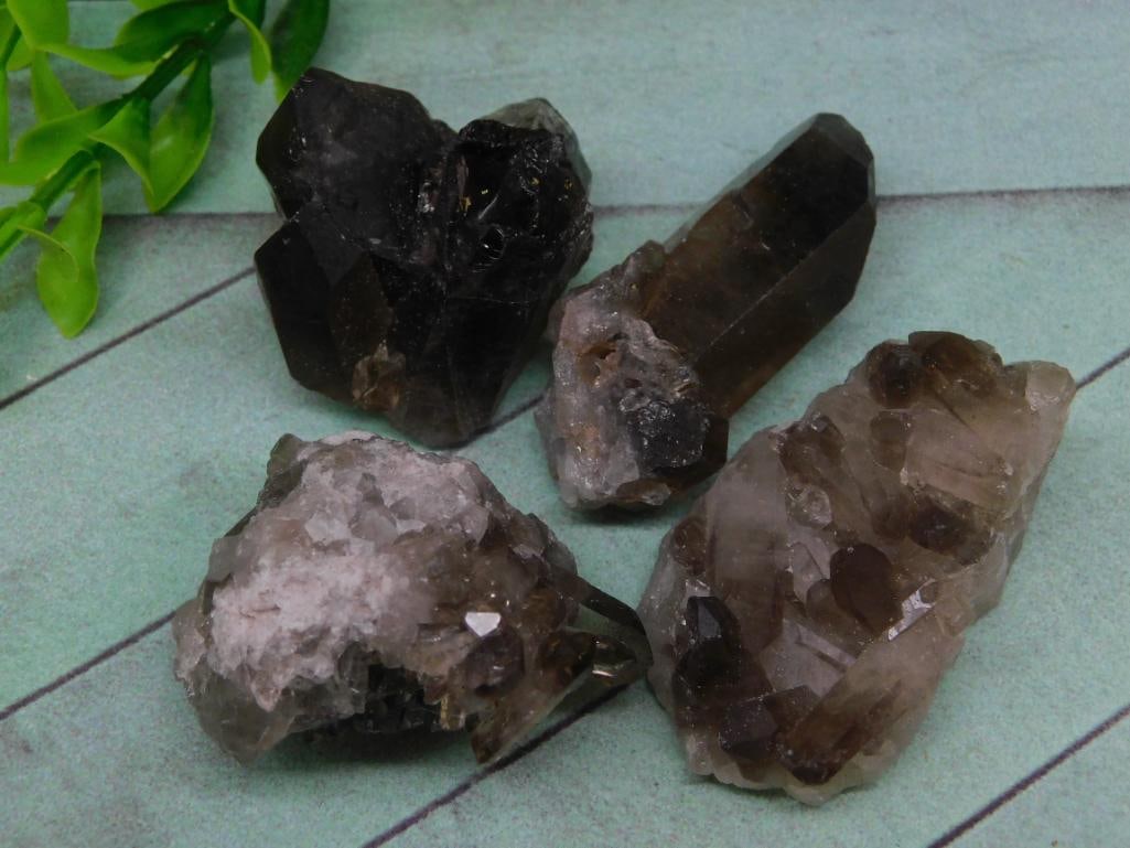 SMOKY QUARTZ ROCK STONE LAPIDARY SPECIMEN - NATURAL SMOKY QUARTZ CRYSTAL COLLECTOR SPECIMEN