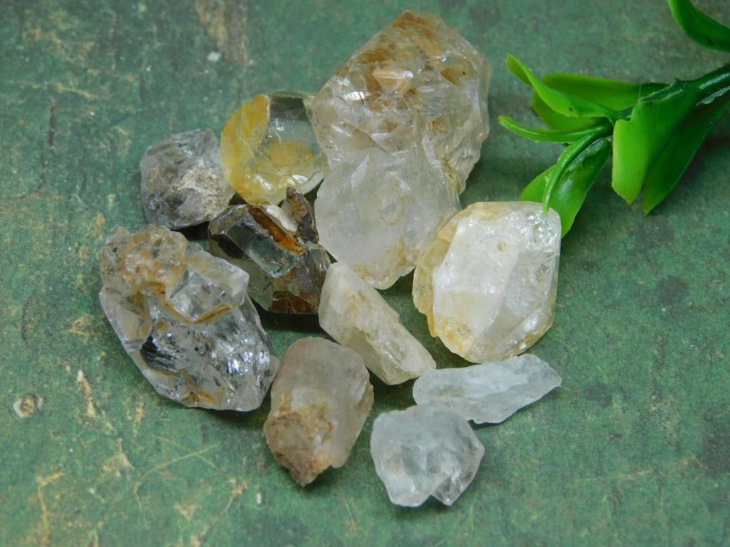 HERKIMER DIAMOND ROCK STONE LAPIDARY SPECIMEN - GENUINE HERKIMER DIAMOND CRYSTAL FOR COLLECTORS