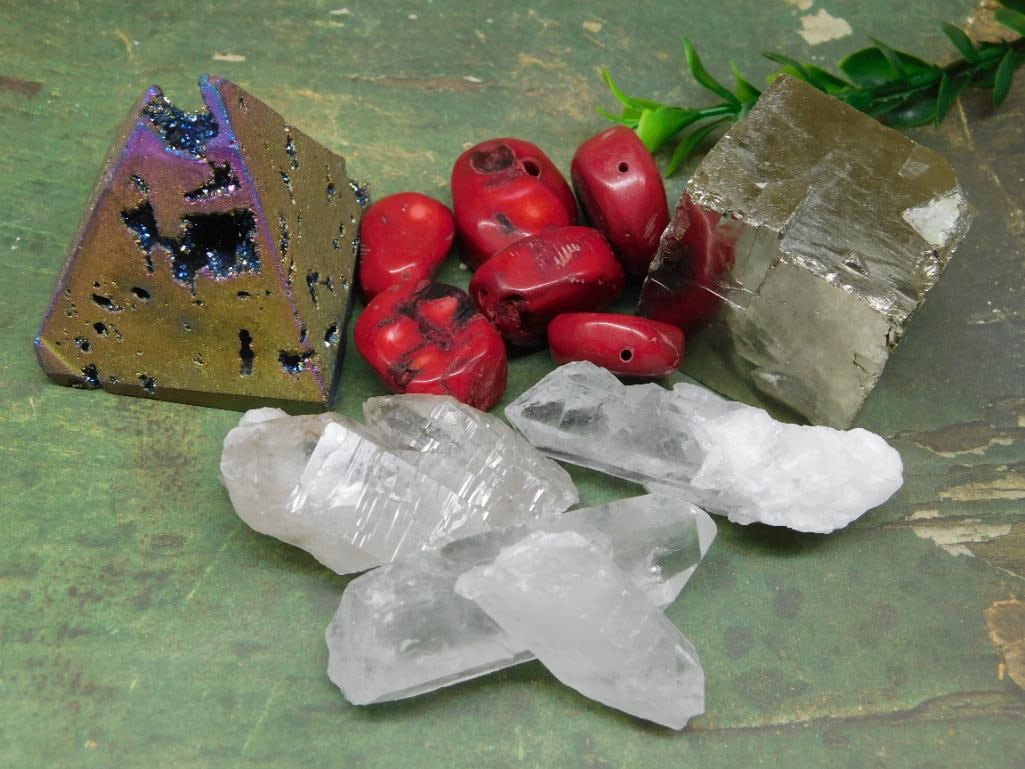 MIXED LOT ROCK STONE LAPIDARY SPECIMEN - ASSORTED ROCKHOUND SPECIMENS FOR JEWELRY MAKING & CABBING (1 of 2)