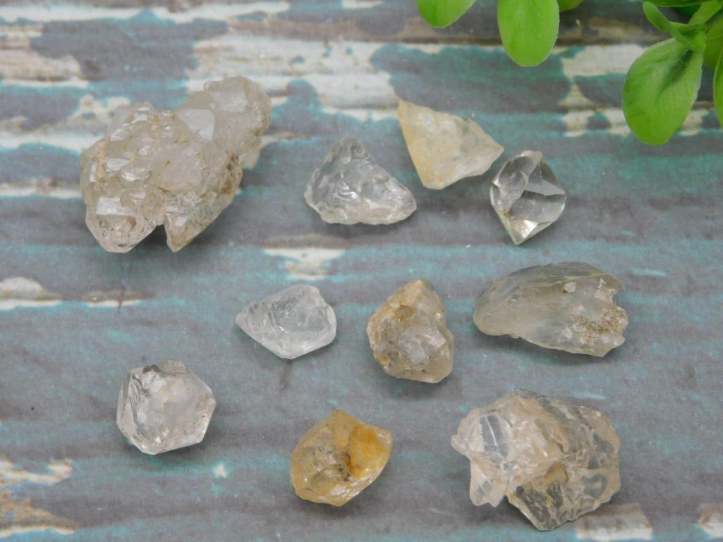 HERKIMER DIAMOND ROCK STONE LAPIDARY SPECIMEN - NATURAL HERKIMER QUARTZ FOR HEALING CRYSTAL DISPLAY