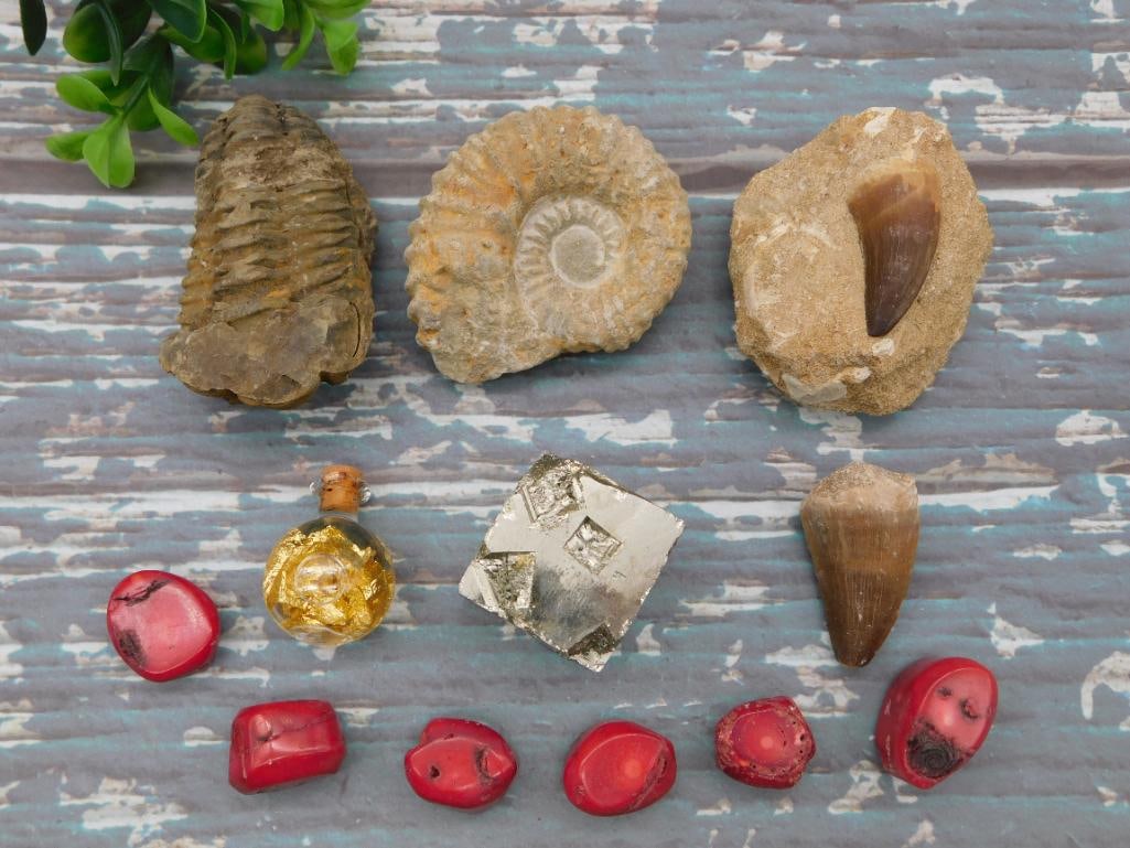 MIXED LOT ROCK STONE LAPIDARY SPECIMEN - NATURAL MINERAL VARIETY FOR ROCKHOUNDS & COLLECTORS