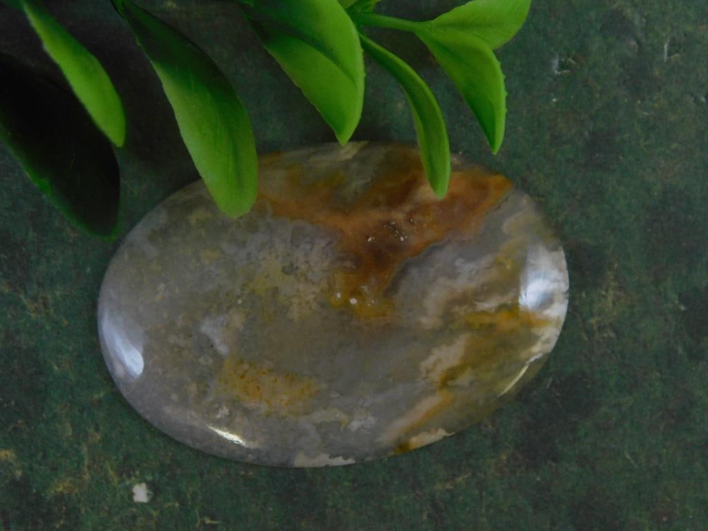 CABOCHON ROCK STONE LAPIDARY SPECIMEN - POLISHED GEMSTONE FOR JEWELRY MAKING