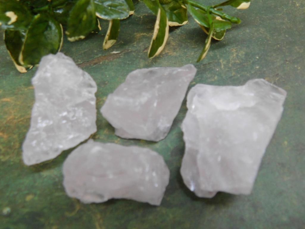 ROSE QUARTZ CRYSTAL ROCK STONE LAPIDARY SPECIMEN - NATURAL PINK MINERAL DISPLAY
