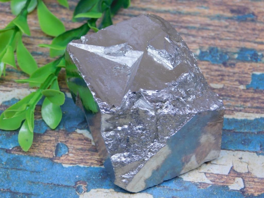 ILLUSTRIOUS SPANISH PYRITE CUBE ROCK STONE LAPIDARY SPECIMEN - NATURAL MINERAL DISPLAY
