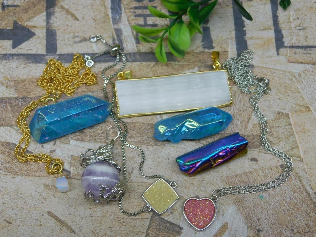 MIXED JEWELRY LOT NATURAL STONE LAPIDARY SPECIMEN FOR JEWELRY LOVERS AND RESELLERS