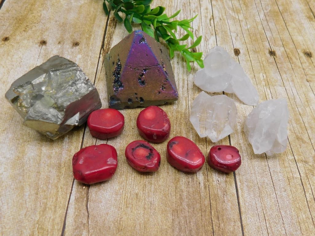 ROCK STONE LAPIDARY SPECIMEN MIXED LOT - ASSORTED NATURAL MINERAL VARIETY