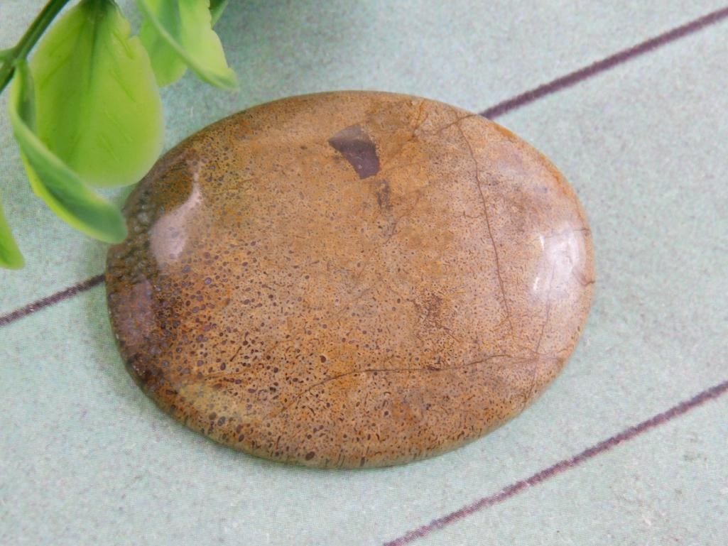 NATURAL CABOCHON STONE LAPIDARY SPECIMEN FOR COLLECTORS AND JEWELRY CRAFTERS