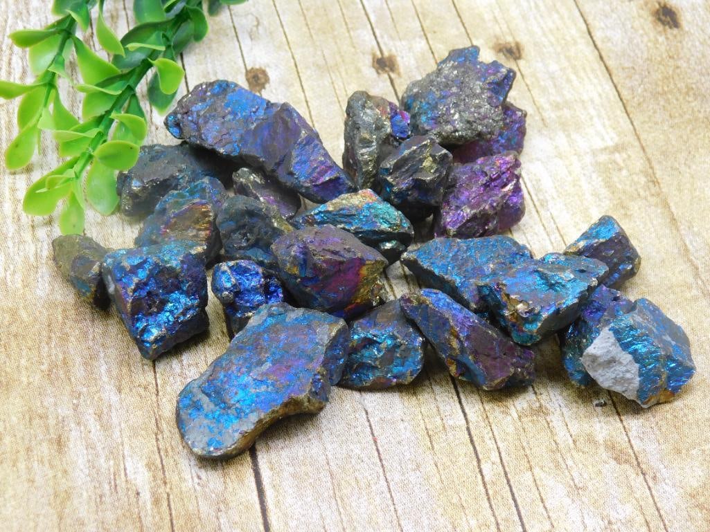 PEACOCK ORE ROCK STONE LAPIDARY SPECIMEN - NATURAL IRIDESCENT MINERAL COLLECTOR PIECE