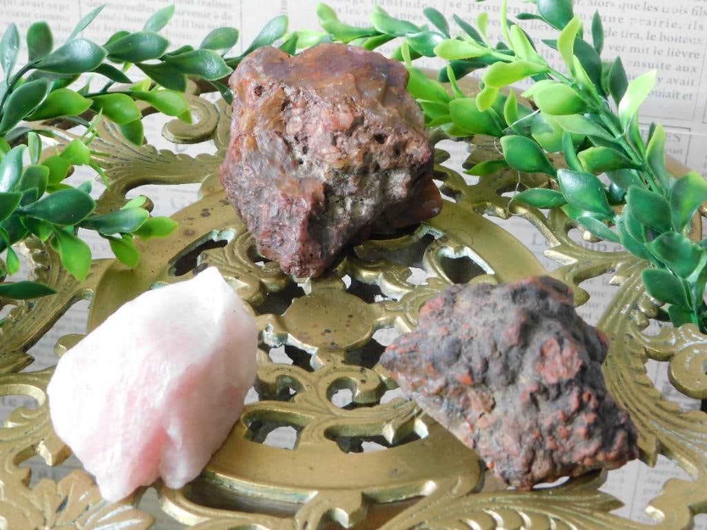 MIXED ROUGH ROCK LOT NATURAL STONE LAPIDARY SPECIMEN - ASSORTED CABBING ROUGH FOR ROCKHOUNDS: This mixed lot of rough, natural rock offers a variety of raw lapidary material perfect for rockhounds and hobbyists who love to cut, tumble, or polish their own stones. Each piece brings its own text