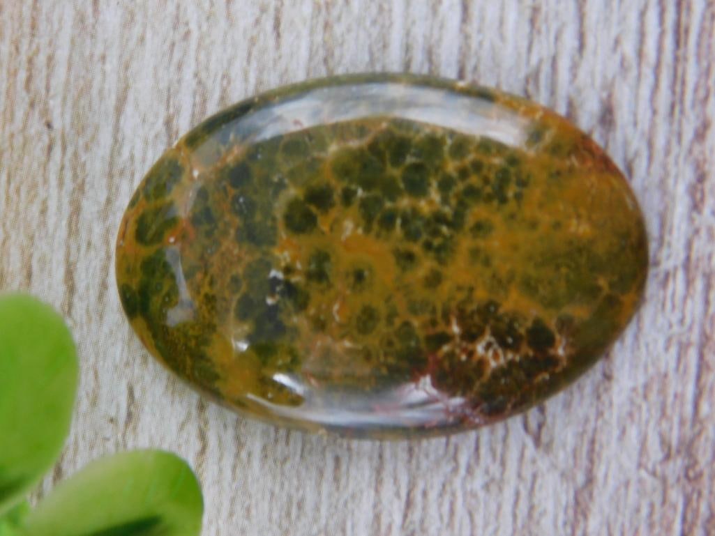 CABOCHON ROCK STONE LAPIDARY SPECIMEN - POLISHED NATURAL STONE FOR JEWELRY MAKING