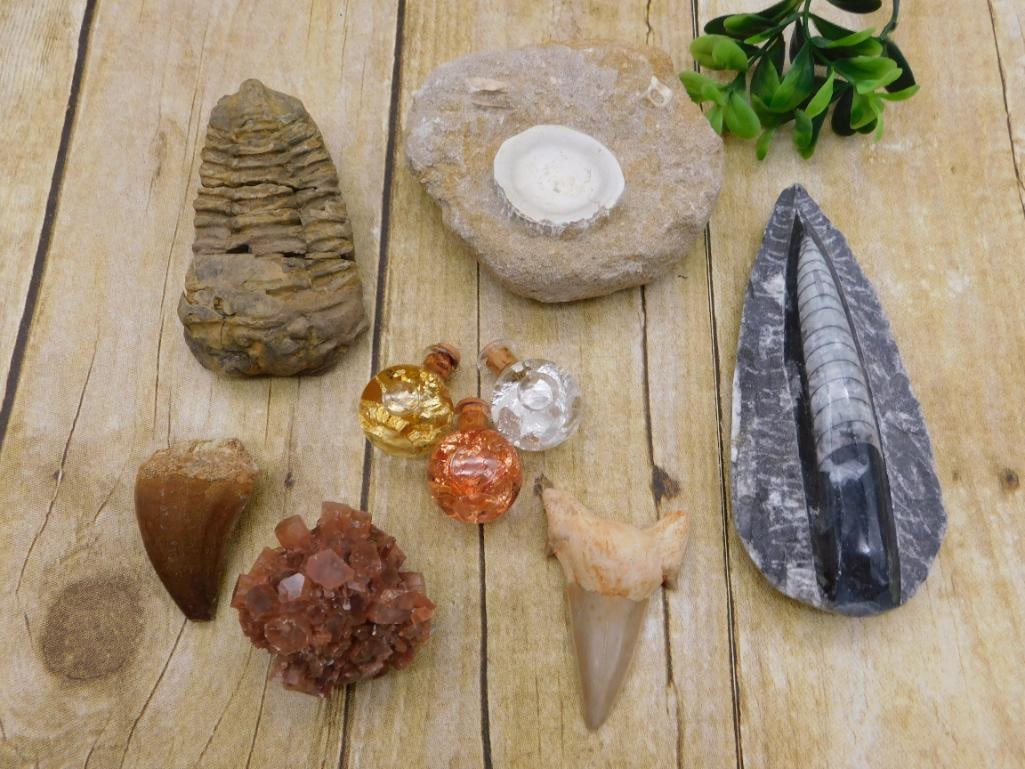 MIXED LOT ROCK STONE LAPIDARY SPECIMEN - ASSORTED NATURAL STONE COLLECTION FOR ROCKHOUNDS (1 of 5)