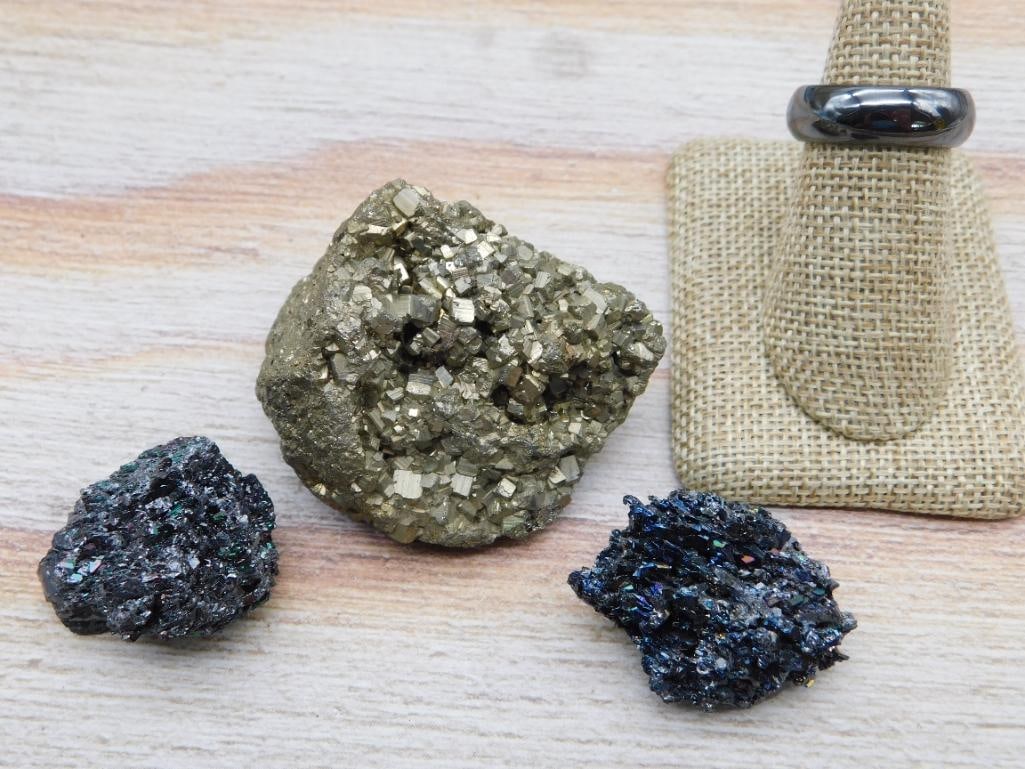 MIXED LOT STONE LAPIDARY SPECIMEN - ASSORTED ROCK AND MINERAL COLLECTION (1 of 2)