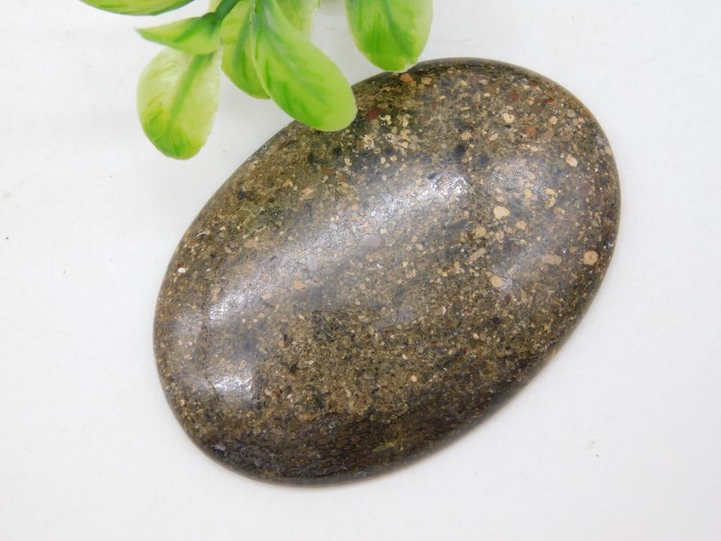 CABOCHON ROCK STONE LAPIDARY SPECIMEN FINISHED LAPIDARY PIECE FOR DISPLAY