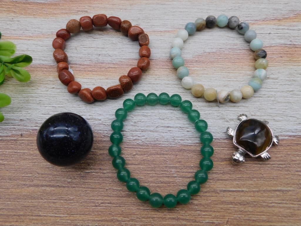 MIXED LOT ROCK STONE LAPIDARY SPECIMEN ASSORTED GEMSTONE ROUGH FOR CRAFTERS