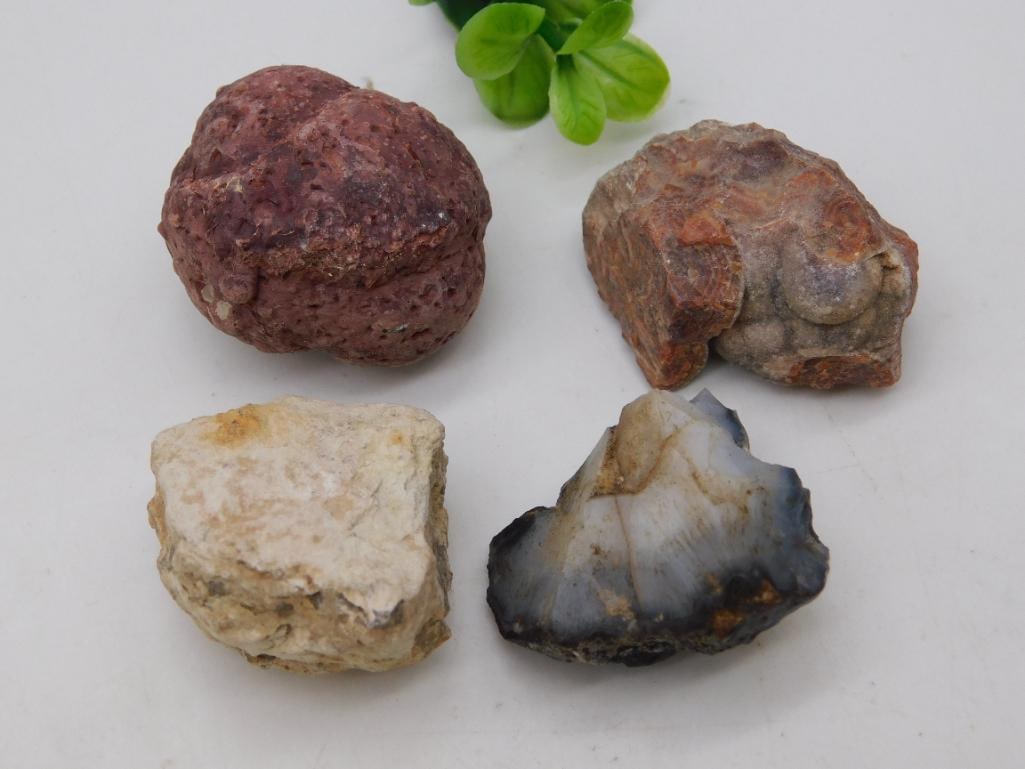 MIXED ROUGH ROCK STONE LAPIDARY SPECIMEN NATURAL RAW ROCKHOUND CABBING LOT
