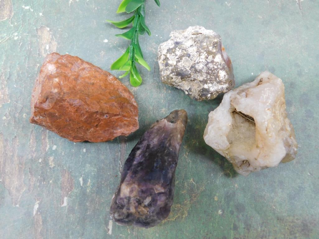 MIXED ROUGH ROCK STONE LAPIDARY SPECIMEN RAW MINERAL COLLECTOR TUMBLING ROUGH