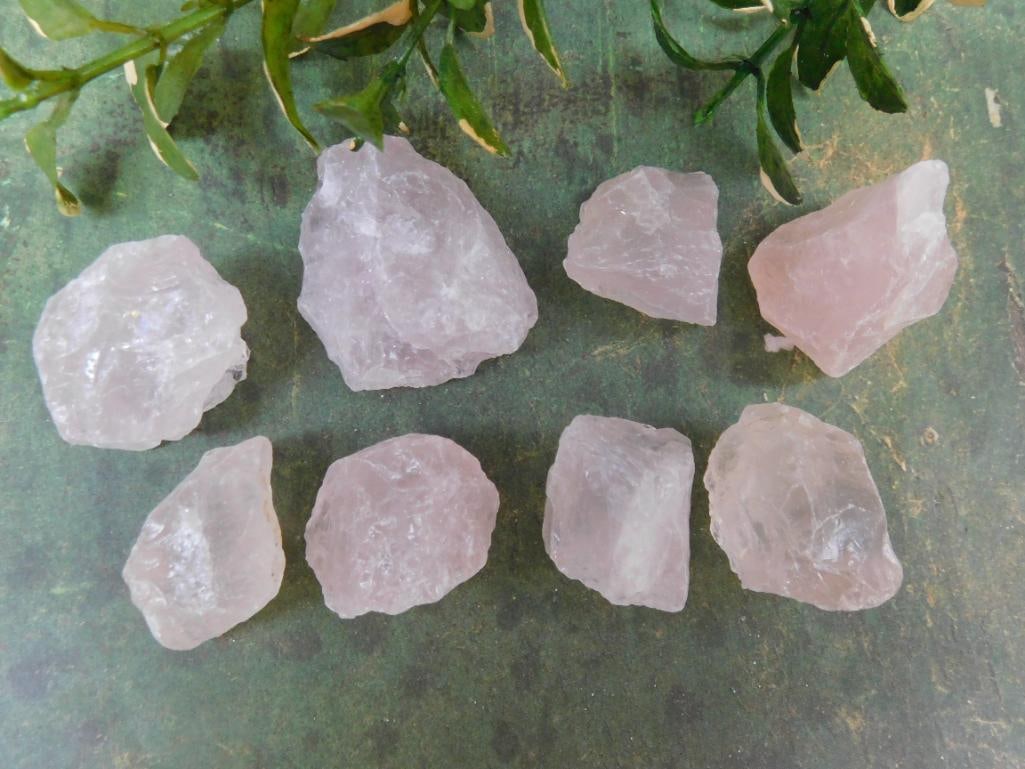 ROSE QUARTZ ROCK STONE LAPIDARY SPECIMEN NATURAL CABBING ROUGH JEWELRY MAKING (1 of 2)
