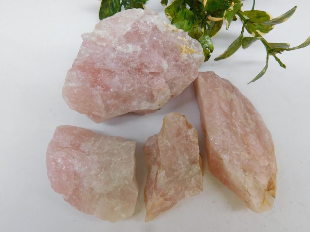 ROSE QUARTZ ROCK STONE LAPIDARY SPECIMEN NATURAL PINK GEMSTONE COLLECTOR