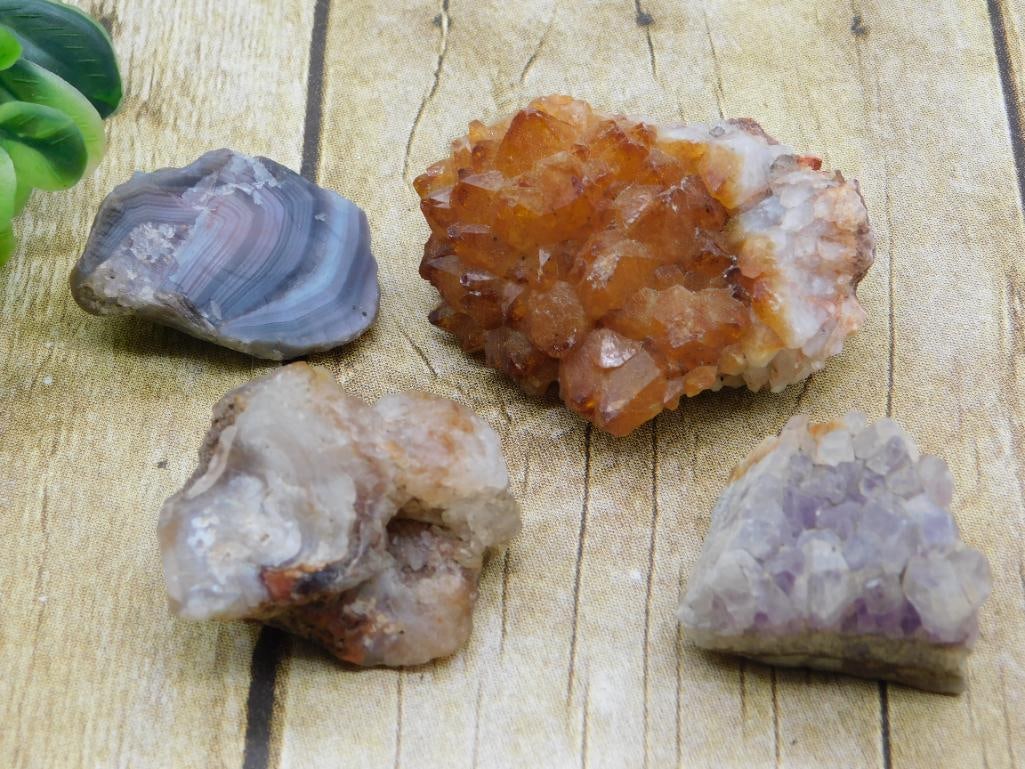 MIXED LOT ROCK STONE LAPIDARY SPECIMEN SET - NATURAL ROCKHOUND COLLECTOR MINERALS