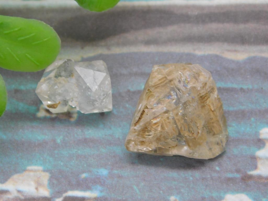 HERKIMER DIAMONDS ROCK STONE LAPIDARY SPECIMEN - NATURAL QUARTZ CRYSTAL COLLECTOR PIECE