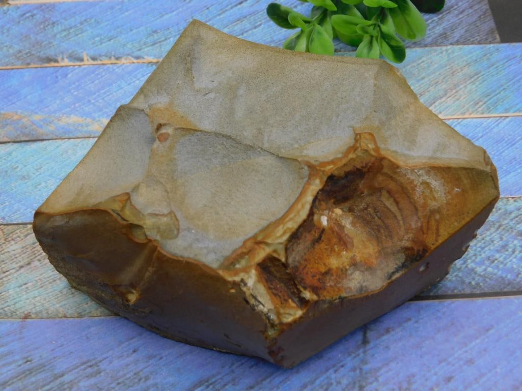 ROCK STONE LAPIDARY SPECIMEN - NATURAL MINERAL COLLECTOR PIECE FOR DISPLAY (1 of 2)