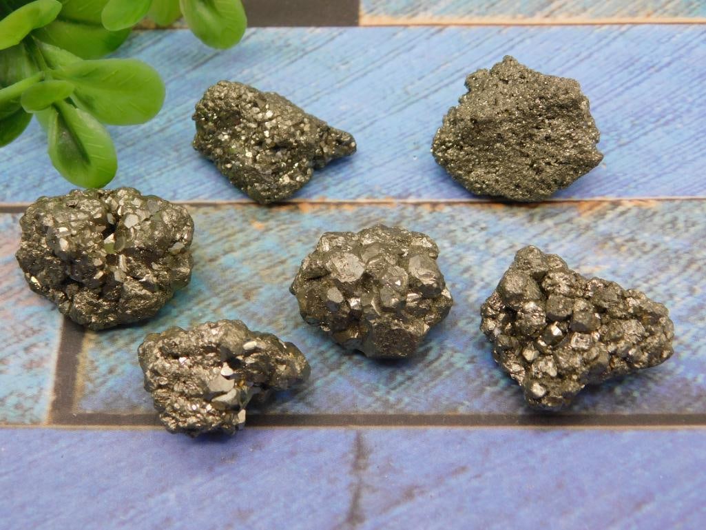 PYRITE ROCK STONE LAPIDARY SPECIMEN - NATURAL FOOL'S GOLD MINERAL FOR COLLECTORS