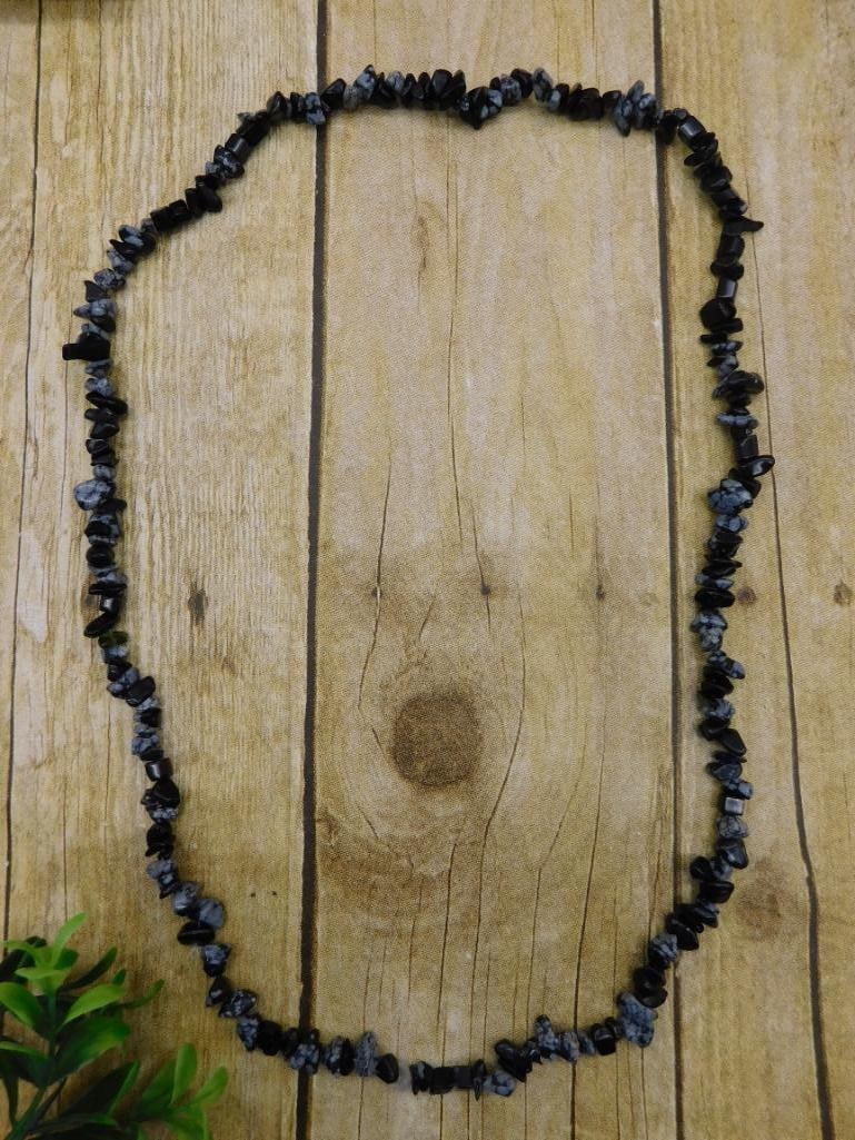 STONE CHIP NECKLACE ROCK STONE LAPIDARY SPECIMEN - NATURAL GEMSTONE CHIP JEWELRY