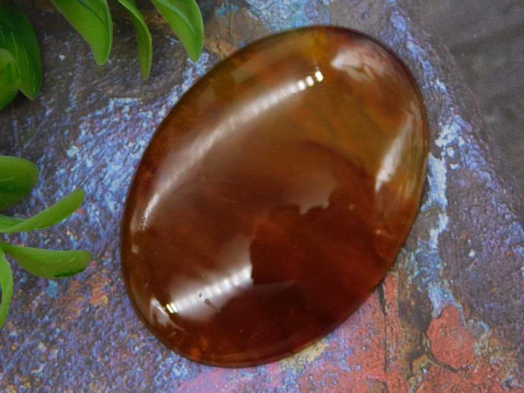 Polished Carnelian Stone Cabochon - 2