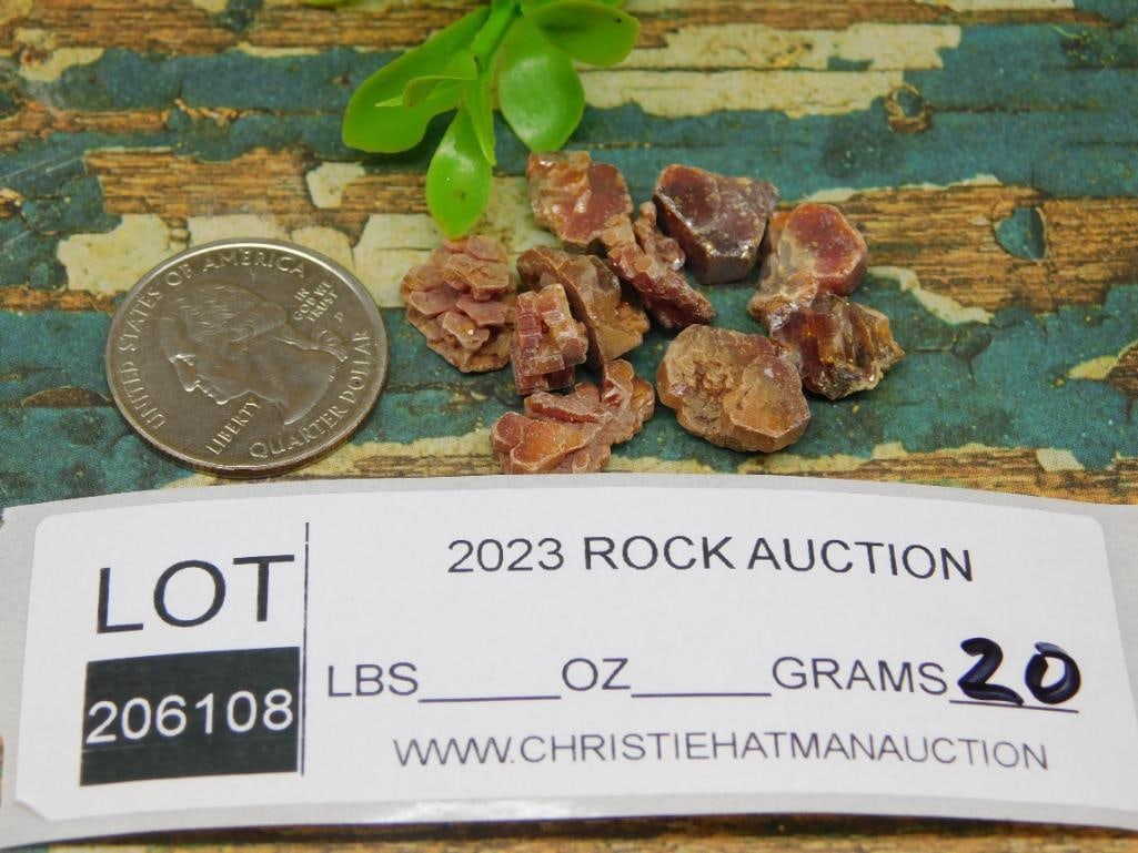 GEM VANADINITE ROCK STONE LAPIDARY SPECIMEN - 3