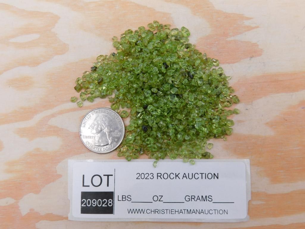 PERIDOT ROCK STONE LAPIDARY SPECIMEN - 3