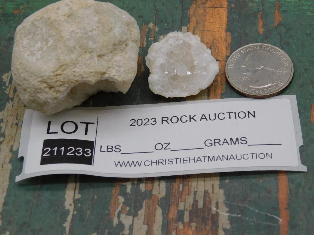 GEODE ROCK STONE LAPIDARY SPECIMEN - 2