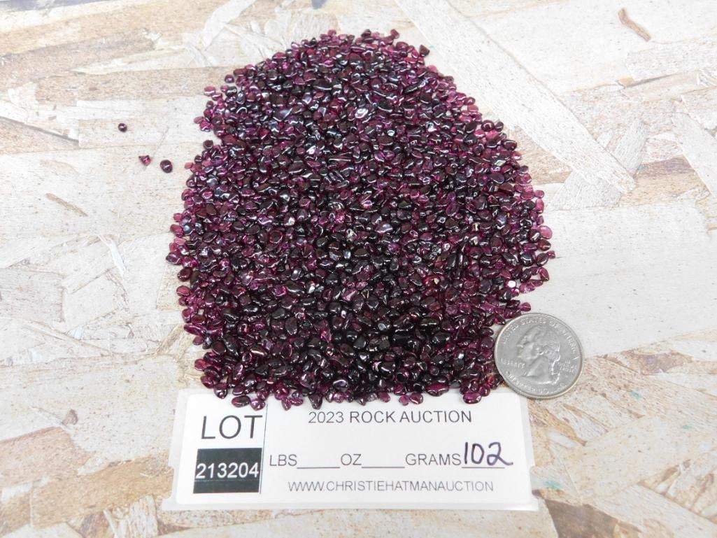 GARNET ROCK STONE LAPIDARY SPECIMEN - 3