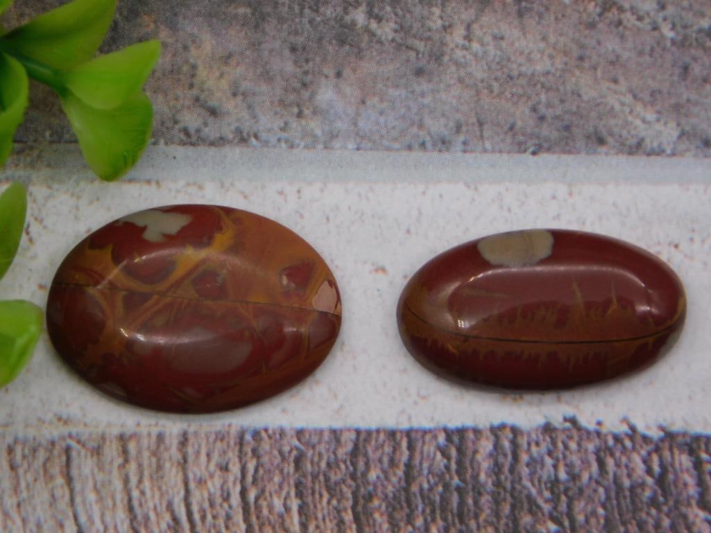NOREENA JASPER CABOCHONS ROCK STONE LAPIDARY SPECIMEN
