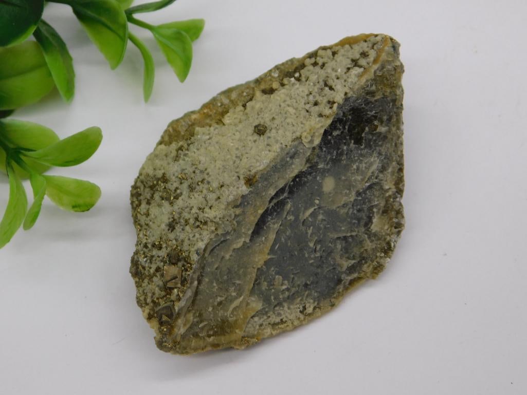Rough Rock Specimen With Crystalline Texture ROCK STONE LAPIDARY SPECIMEN: Rough Rock Specimen With Crystalline Texture ROCK STONE LAPIDARY SPECIMEN
