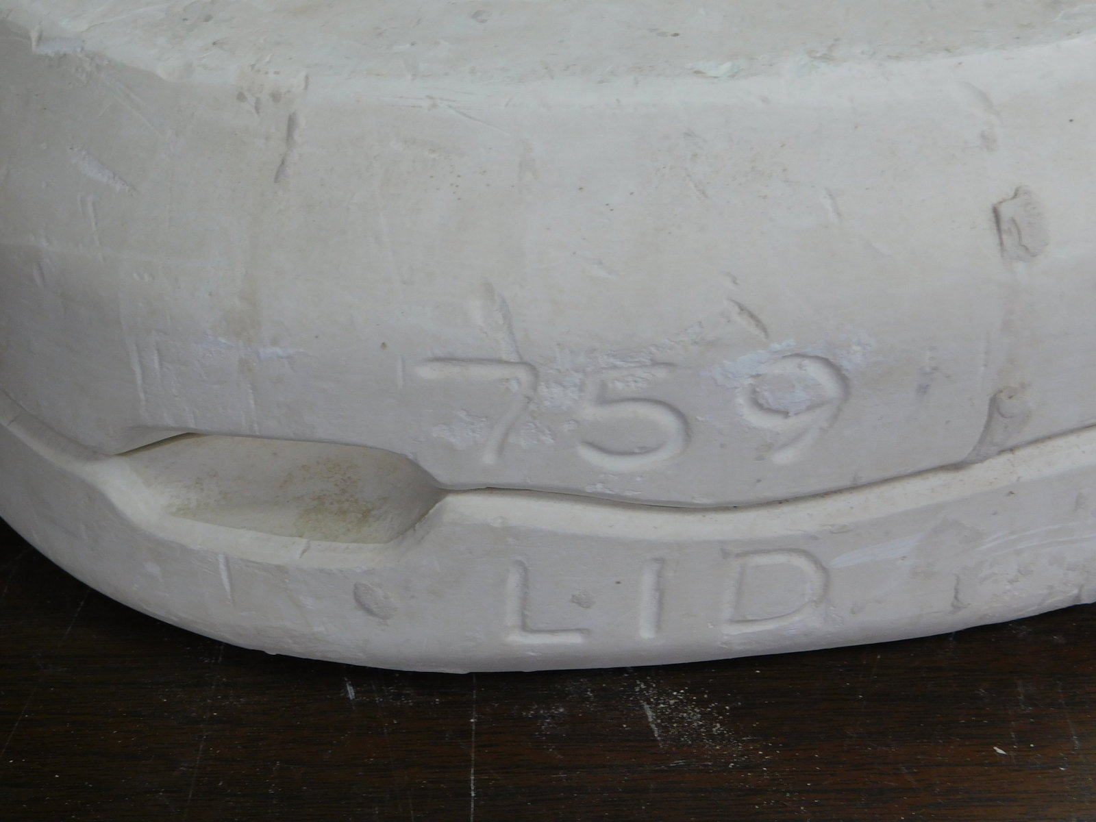 Pottery — Arnel's Circular Plate Lid Plaster Ceramic Casting Mold Model 759 - 3