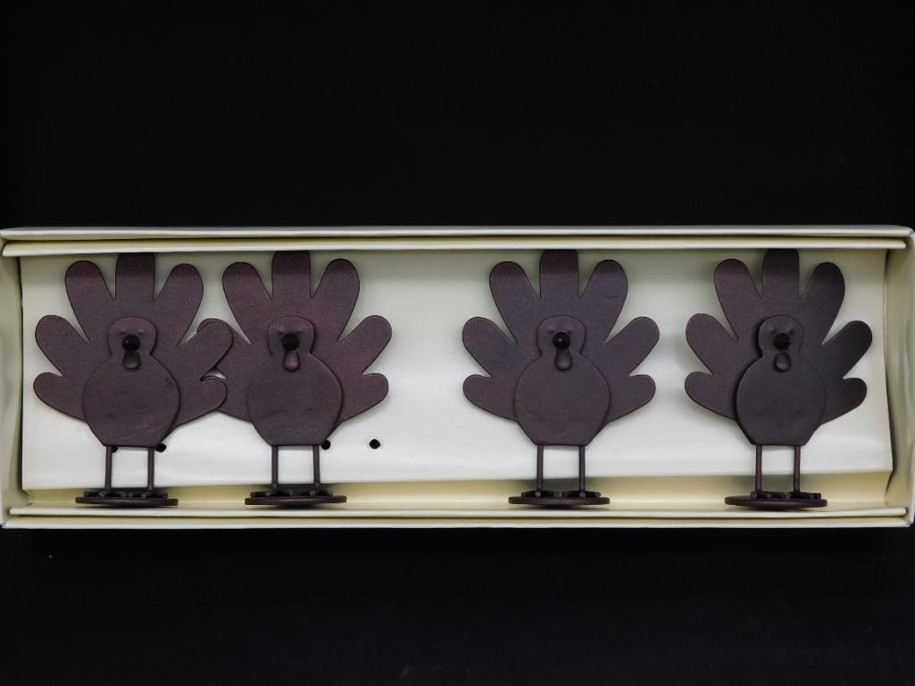 TURKEY PLACECARD HOLDERS: TURKEY PLACECARD HOLDERS