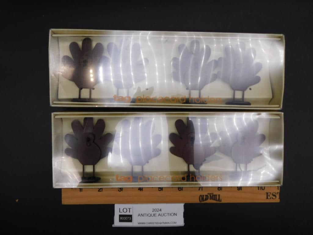 TURKEY PLACECARD HOLDERS - 2